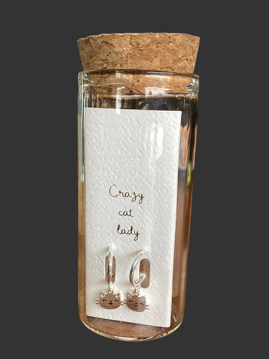 Lilly & Mae "Petite 'Cat' Stud Earrings