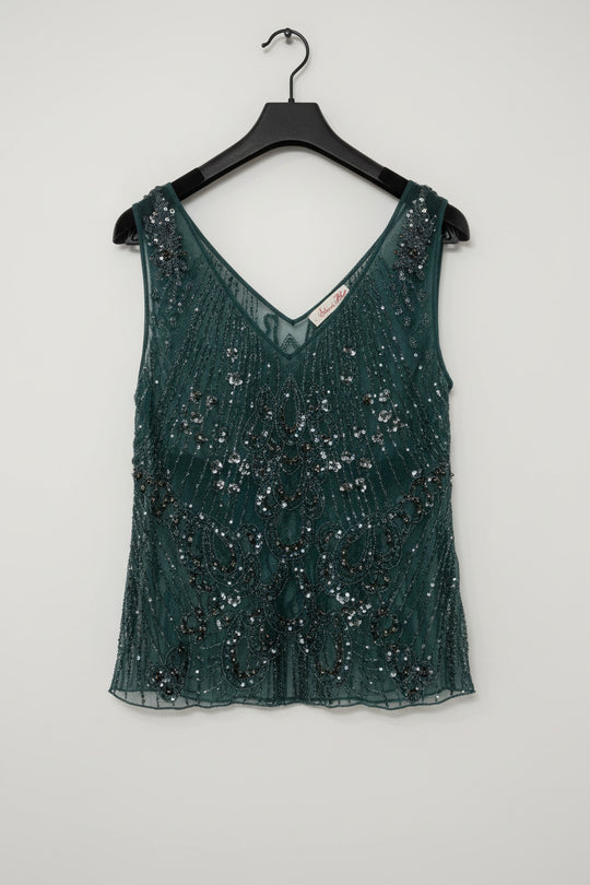 Alannah Hill "Dark Green Golden Chapter Top"