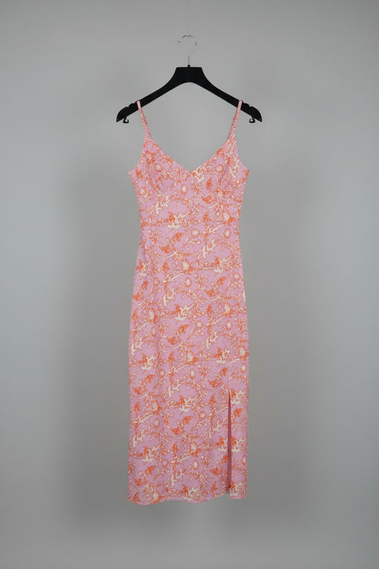 Among The Brave Womens Midi Slip Dress