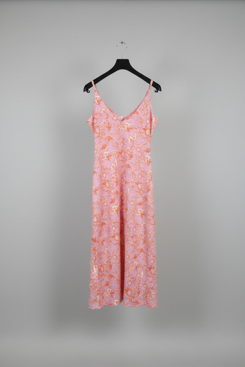 Among The Brave Womens Midi Slip Dress
