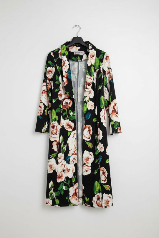 Annah Stretton Long Floral Coat