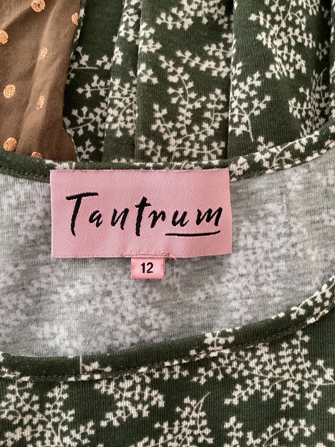 Tantrum mixed media Blouse - size 12