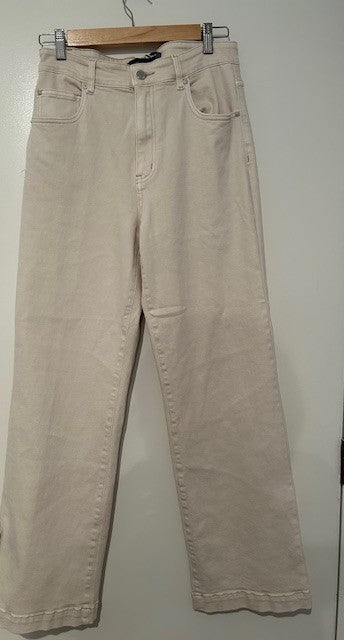 Billie Ivory High Waist Wide Leg Jean (BNWT)
