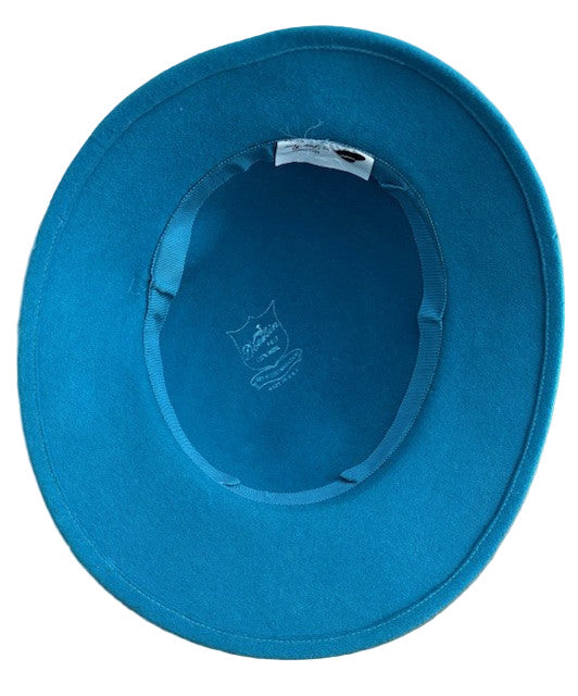 Vintage "Dun Rae" Blue Felt Hat