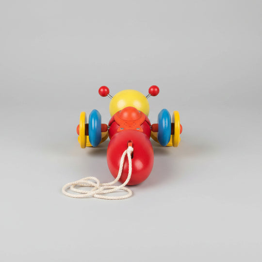 Buzzy Bee Wooden Pull Along Toy