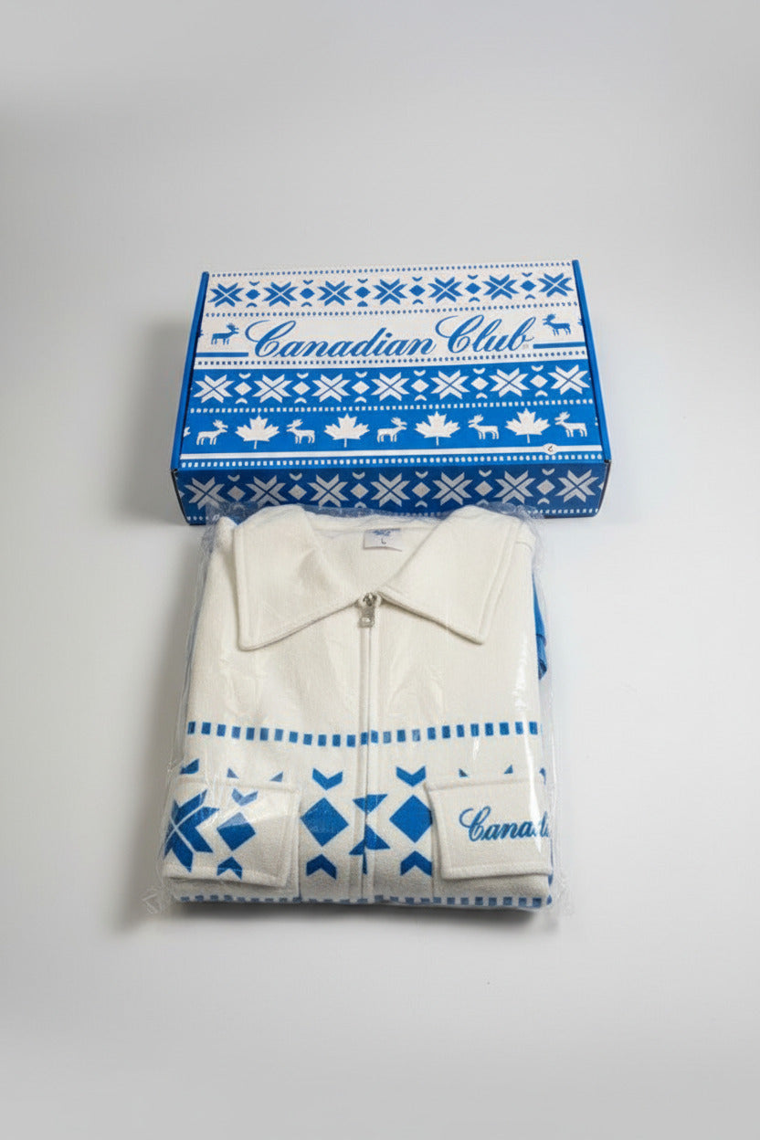 Canadian Club "Bad Sweater" Zip Up Jacket