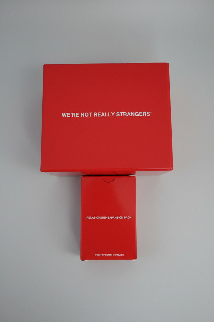 Card Game "We're not really strangers"