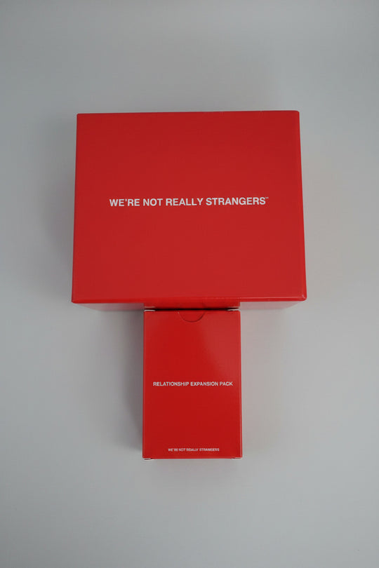 Card Game "We're not really strangers"