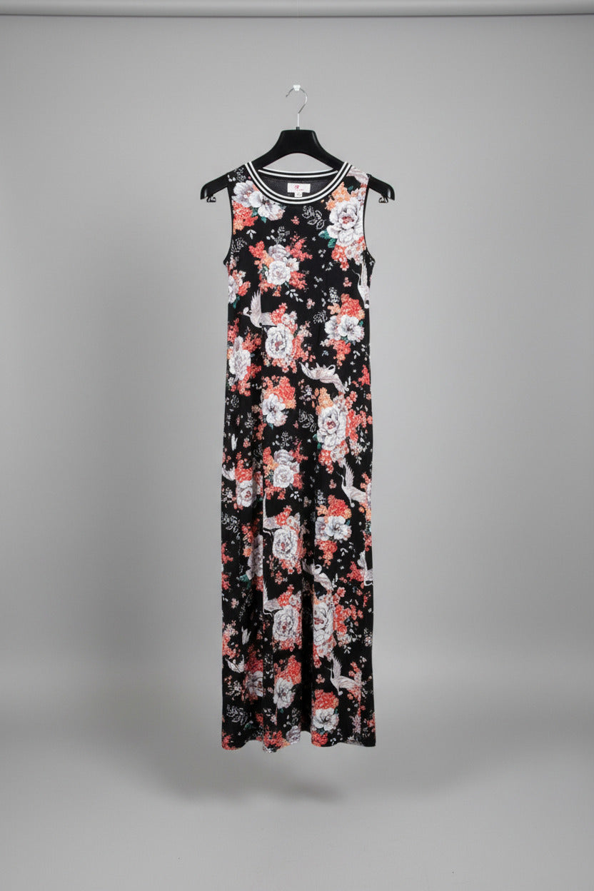 Charlo Floral Print Maxi Dress