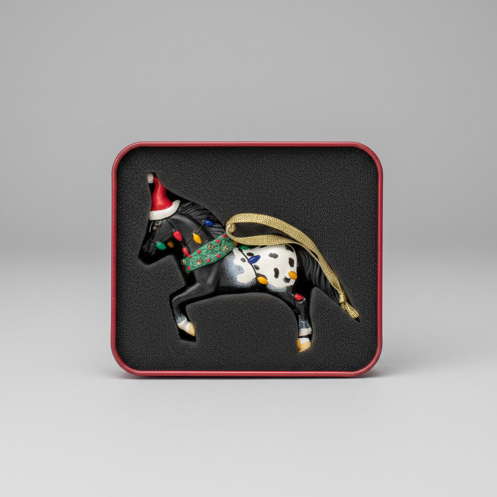 'Appy Holidays' Painted Pony Ornamnent