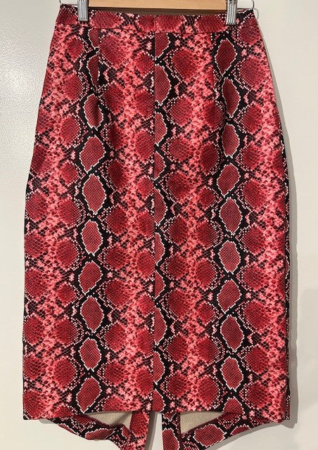 Cooper Vegan Leather Snakeskin Skirt (BNWT)