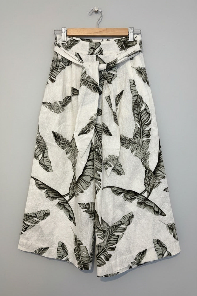 Womens "Tropical Leaf" Culottes