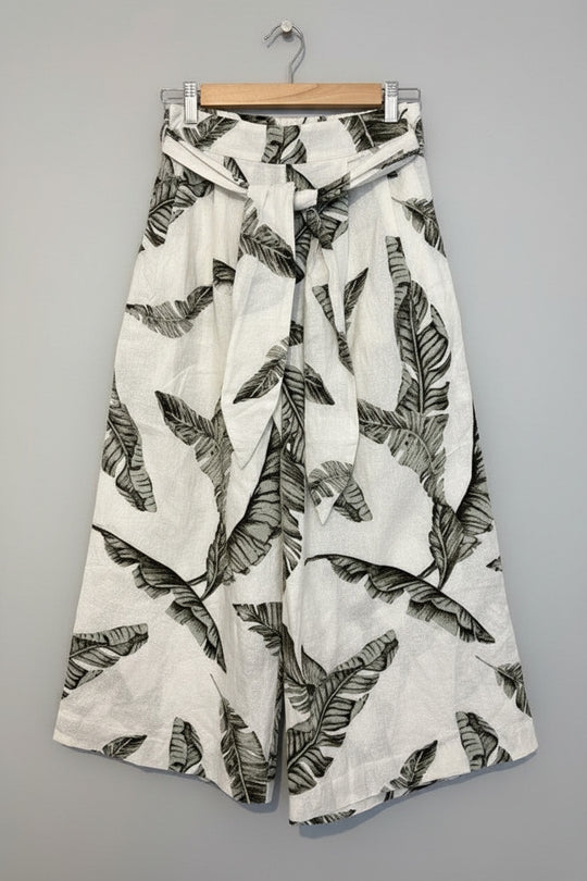 Womens "Tropical Leaf" Culottes