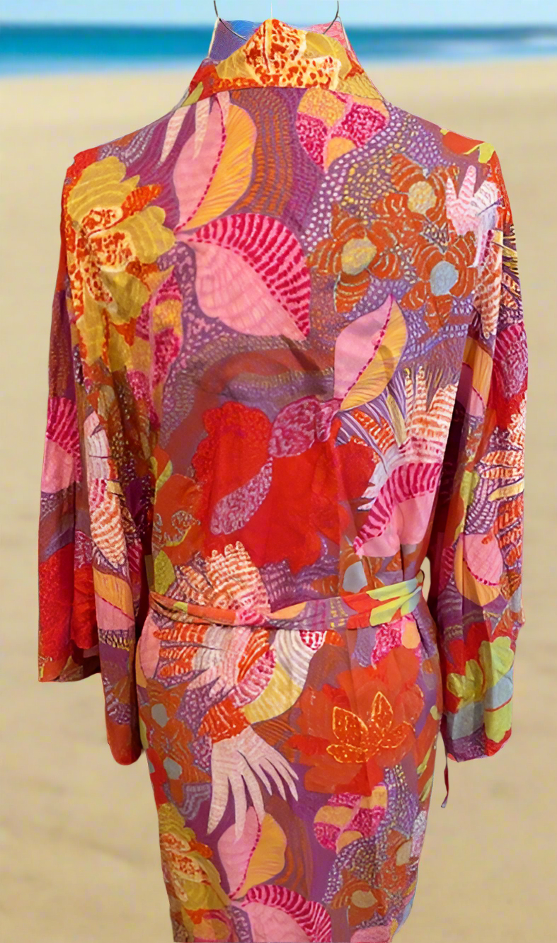 Sussan Womens Floral Robe
