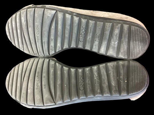 Gabor 'Sabia' Grey Suede Ballet Flats-9