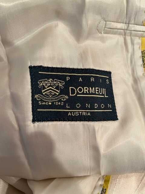 Dormeul Mens Linen Two Piece Suit