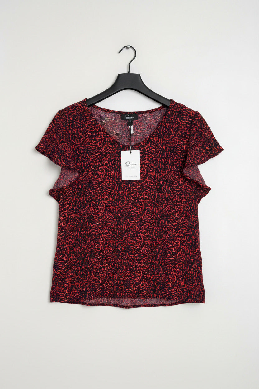Drama Womens Short Sleeve Top