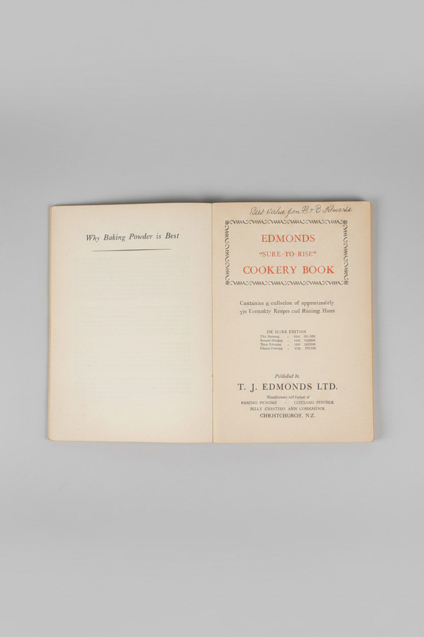 Vintage Edmonds Cook Book
