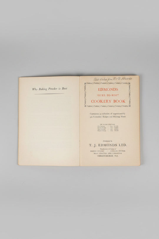 Vintage Edmonds Cook Book