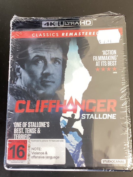 Cliffhanger dvd - brand new