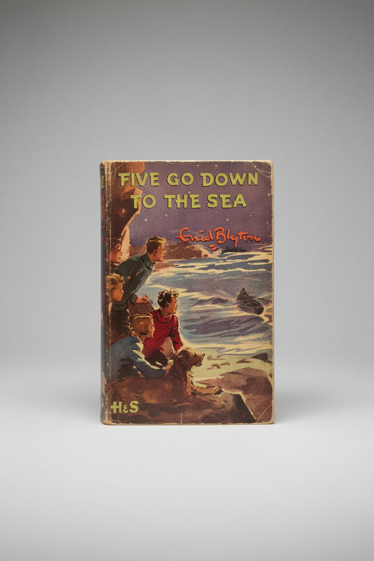 Vintage Enid Blyton "Five Go Down To The Sea" Book