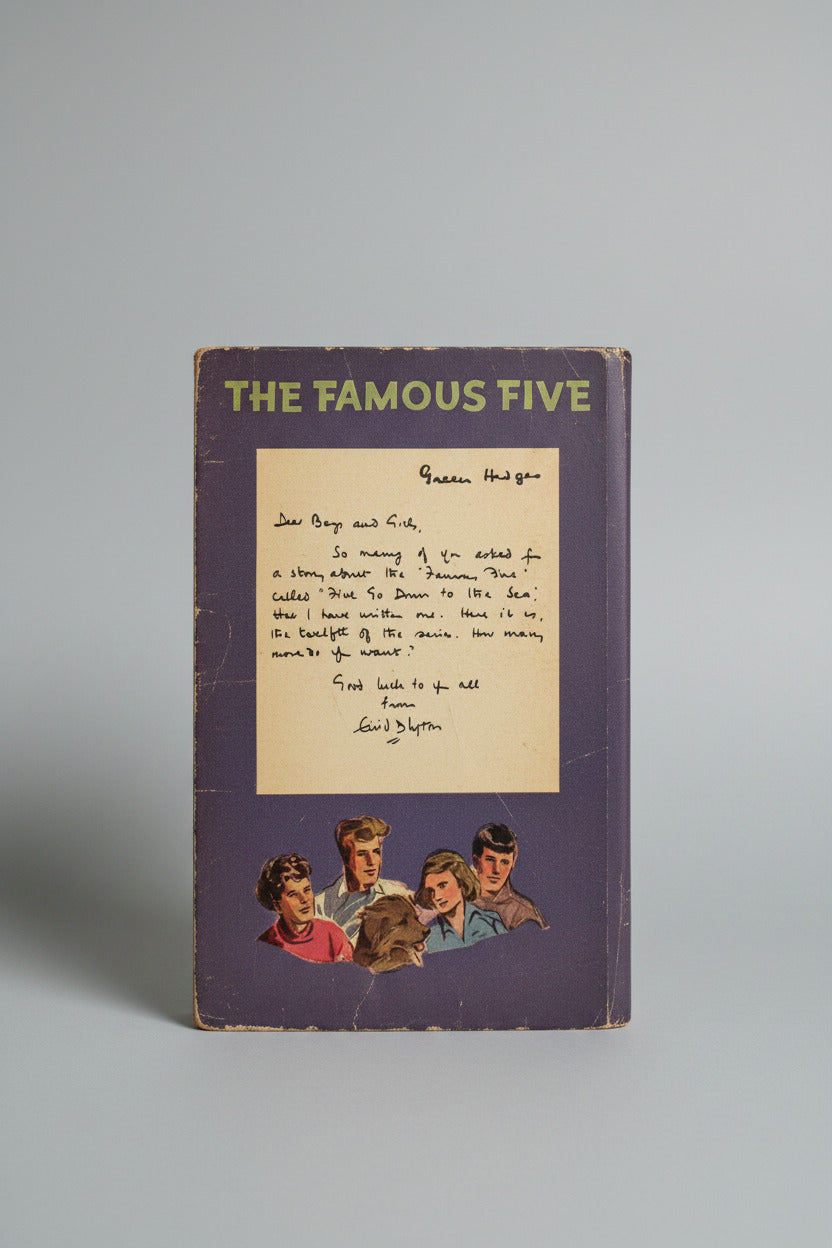 Vintage Enid Blyton "Five Go Down To The Sea" Book
