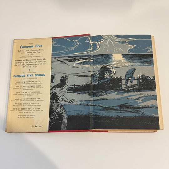 Vintage Enid Blyton "Five Go Down To The Sea" Book
