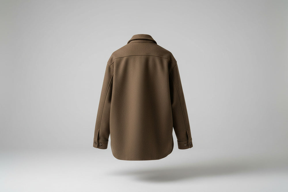Gasoline Mens Oversized Shirt Jacket