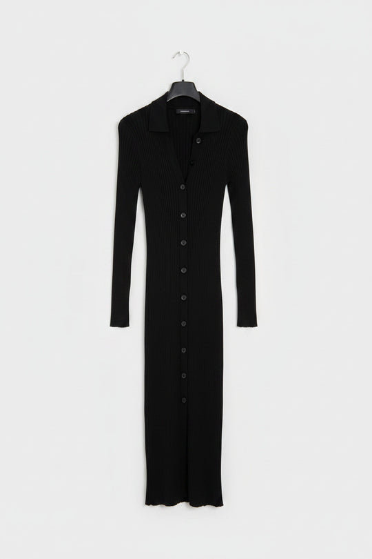 Glassons Ribbed Knit Midi Dress