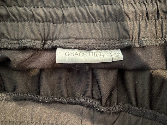 Grace Hill Grace Hill Genuine black Leather Front Pants