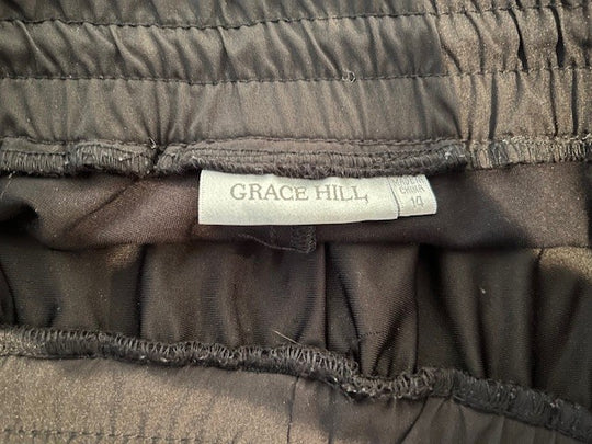 Grace Hill Grace Hill Genuine black Leather Front Pants