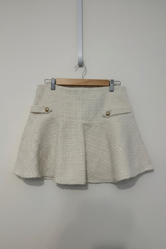 H&M Womens Boucle Mini Skirt