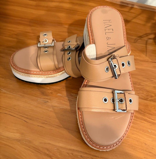 Hael & Jax Leather Slide