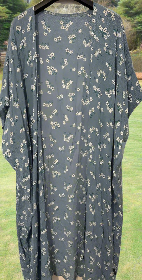 "Kilt" Womens Floral Kimono/Kaftan
