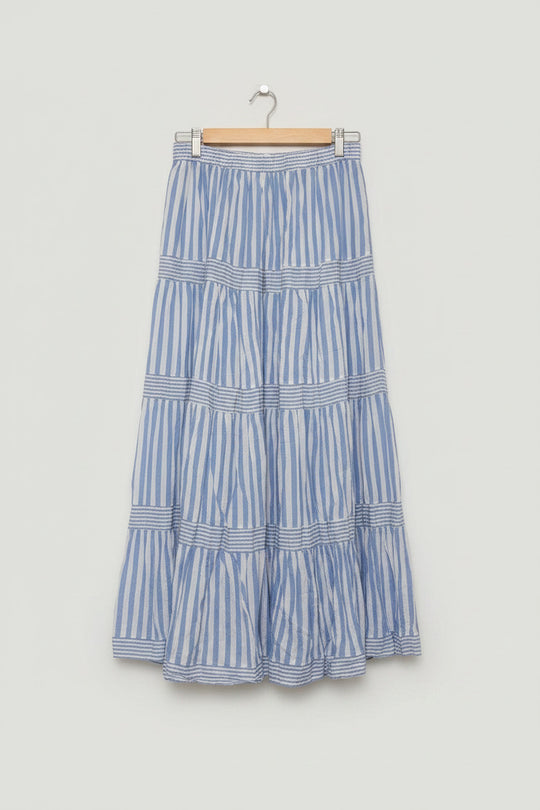 Label of Love Womens Tiered Maxi Skirt