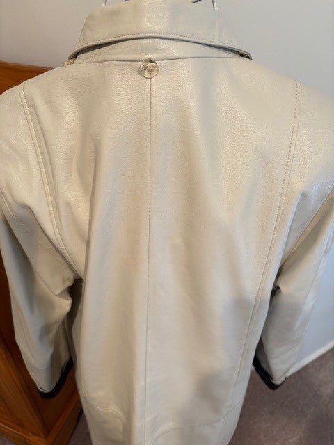 Womens Long Leather Coat