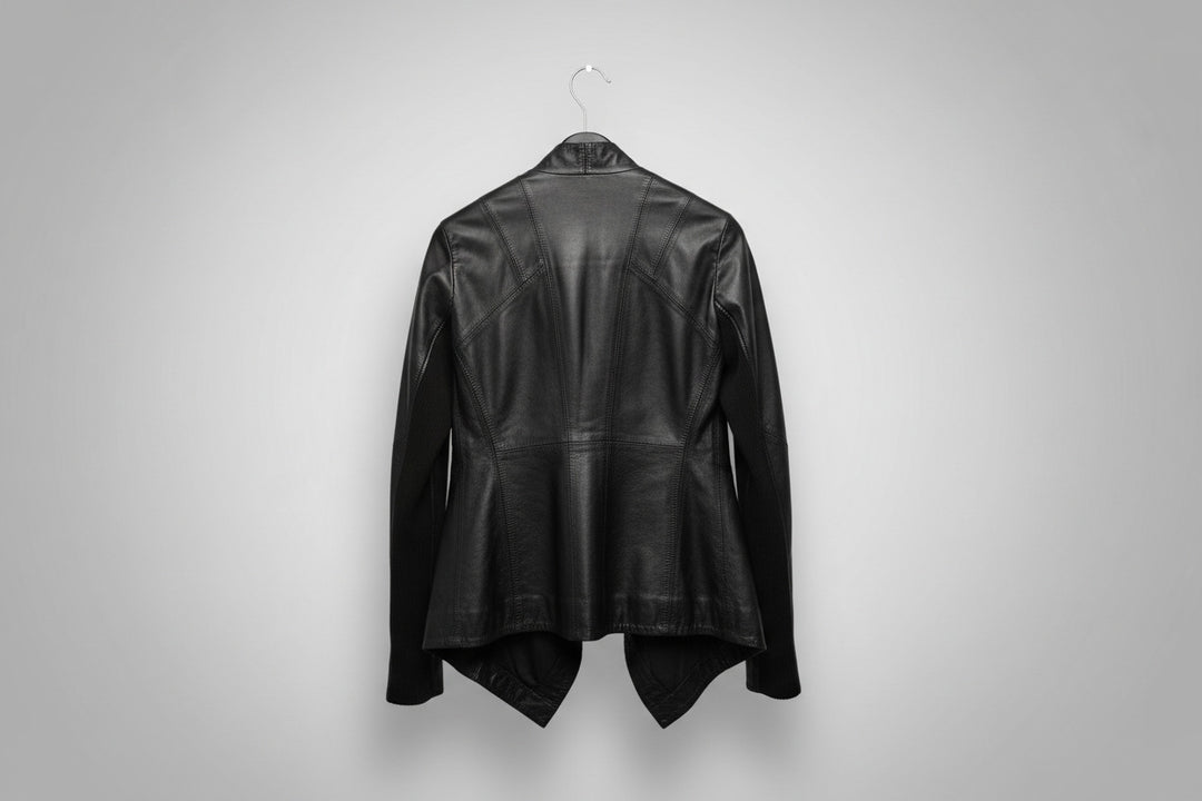 "Max" Womens Leather Waterfall Jacket