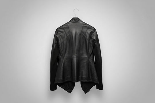 "Max" Womens Leather Waterfall Jacket