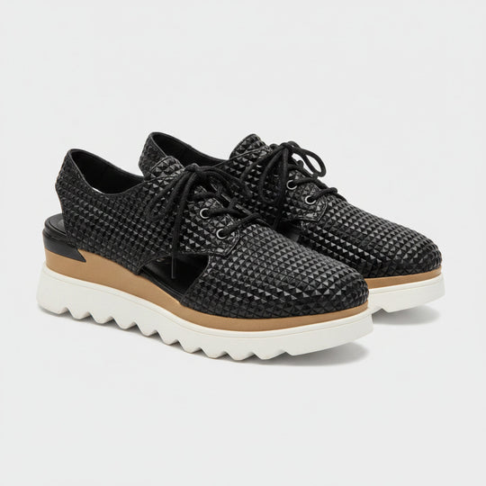Minx "Vidi Black Stud" Womens Shoes