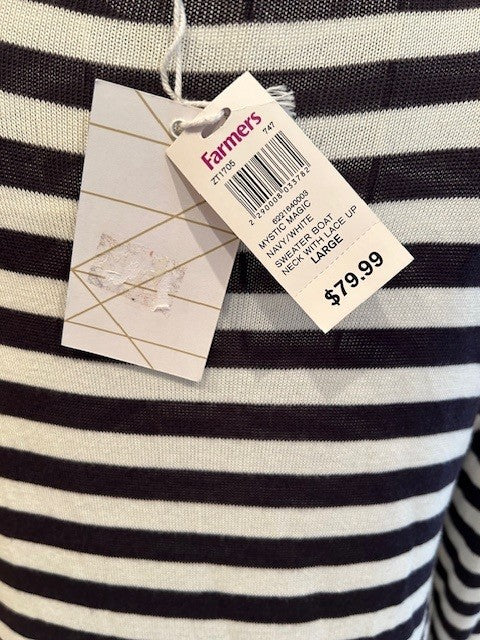 Zesti Boat Neck Sweater (BNWT)