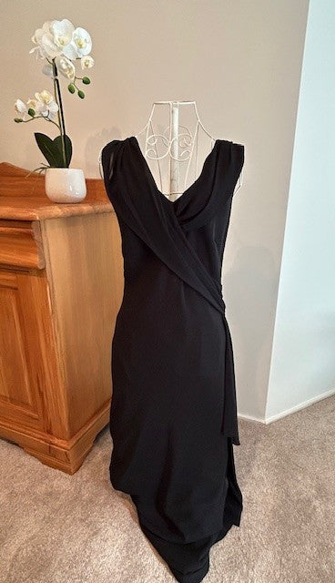 Orquidea Black Evening Dress