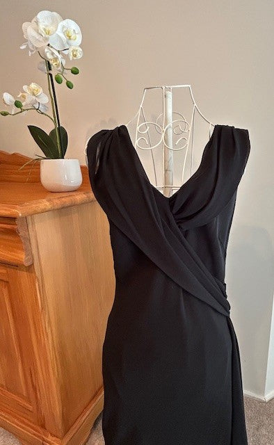 Orquidea Black Evening Dress
