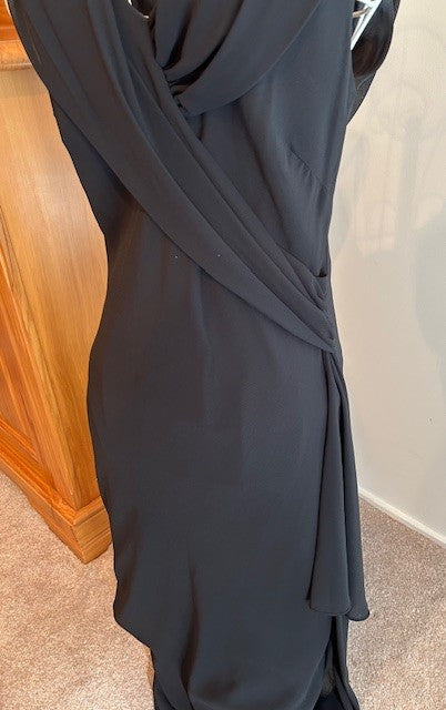 Orquidea Black Evening Dress