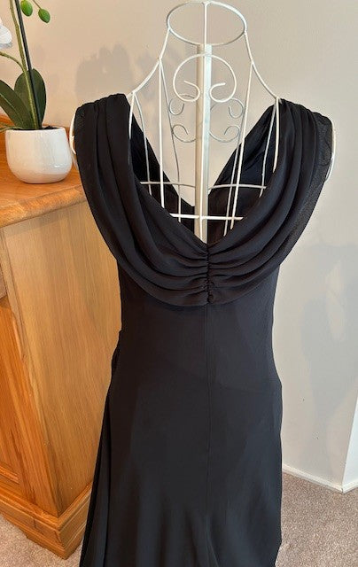 Orquidea Black Evening Dress