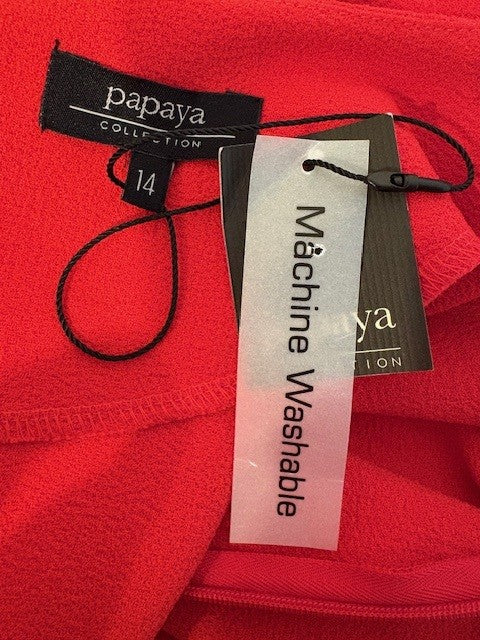 Papaya Short Sleeve Midi Dress