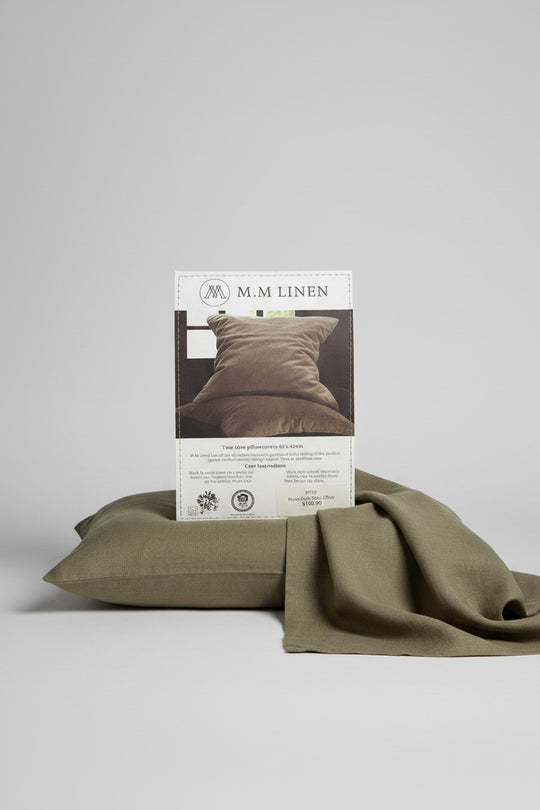 M.M Linen Euro Pillow Covers