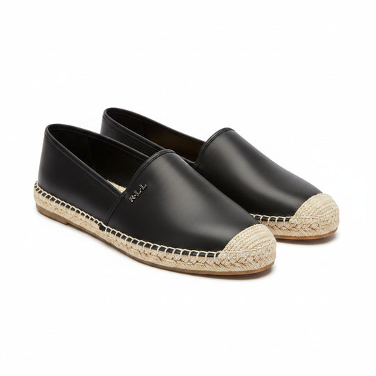Womens Ralph Lauren Cameryn Leather Espadrille