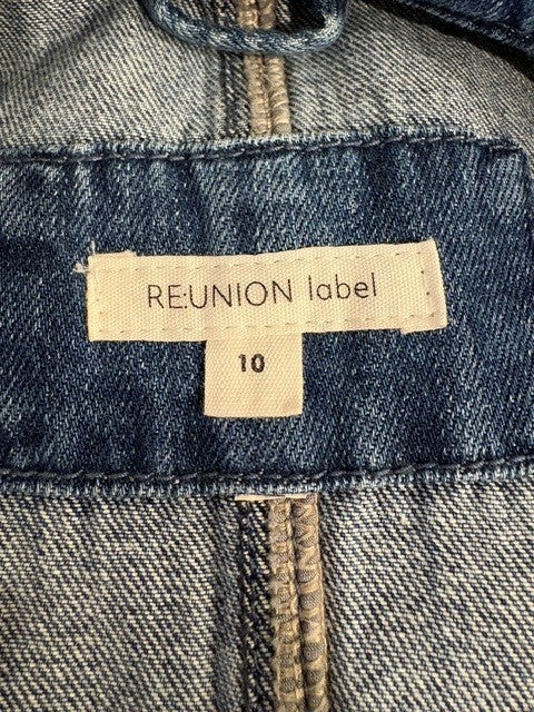 Reunion Womens Denim Trenchcoat