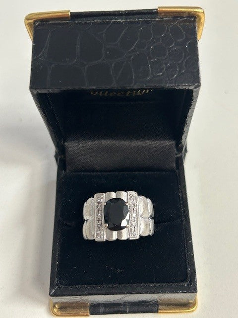 Sapphire & Diamond Ring