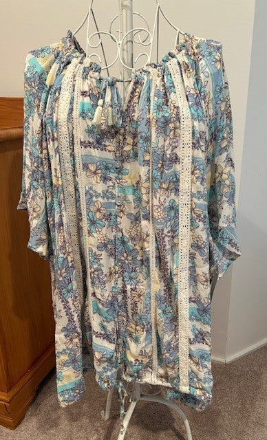 Womens Sara Batwing Top - Plus Size Curvy